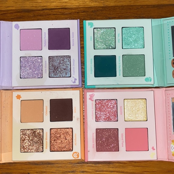 Colourpop x Animal Crossing eyeshadow palettes
